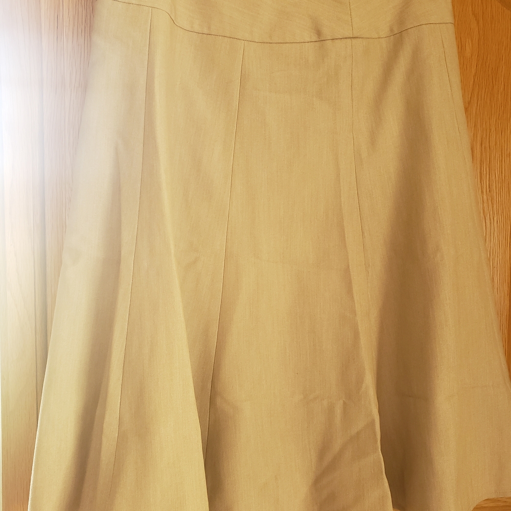 Cato A-Line Skirt in Light Tan